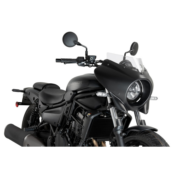 Puig Puig mirage sport screen | gloss black/clear | kawasaki eliminator 500 2024>current